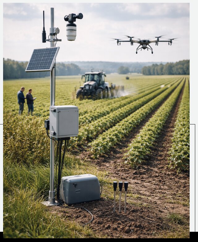 Разработка IoT мониторинга полей в Соколе от 8856 р. | АвикейСкл